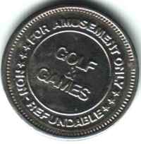 Golf and Games Silver Token Obverse